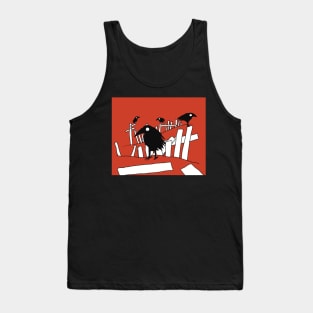 Crows on fences Tank Top